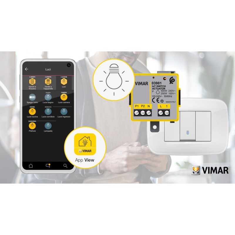 Modulo relè connesso IoT Vimar 03981
