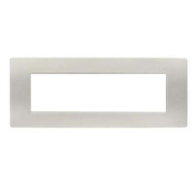 Placca Flexa Tecnopolimero Polvere 7 Moduli Simon Urmet 11807.PV