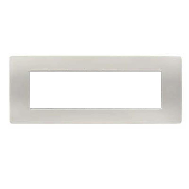 Placca Flexa Tecnopolimero Polvere 7 Moduli Simon Urmet 11807.PV