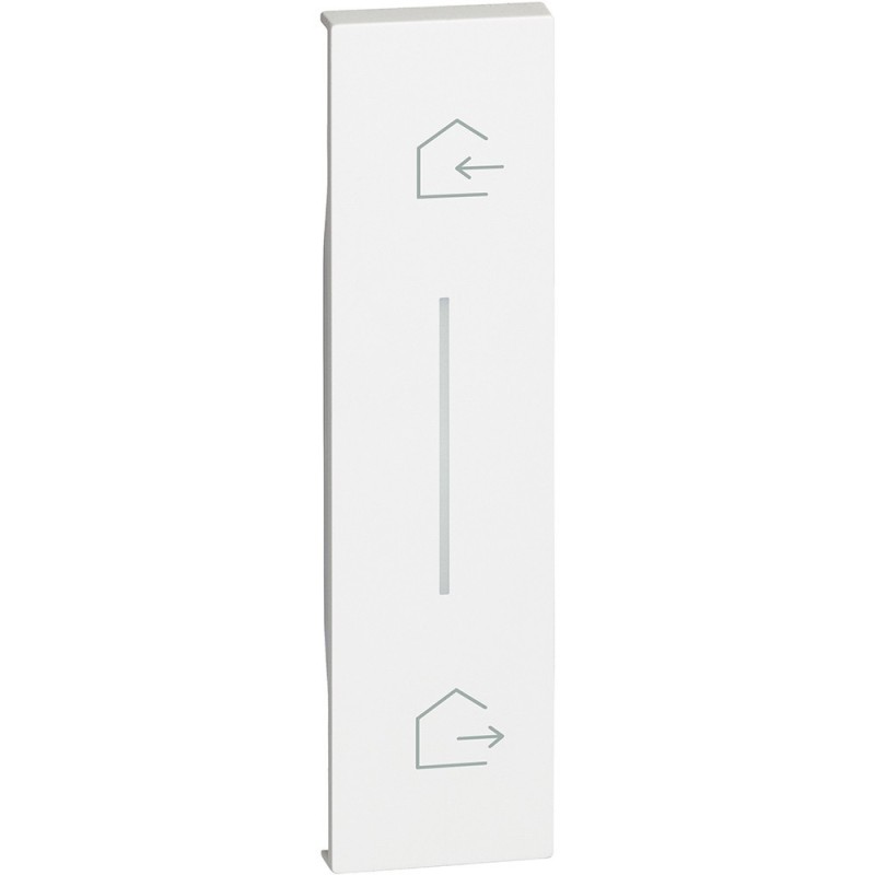Cover Illuminabile Bianco per Comando Scenario Entra e Esci Wireless Bticino Living Now KW40