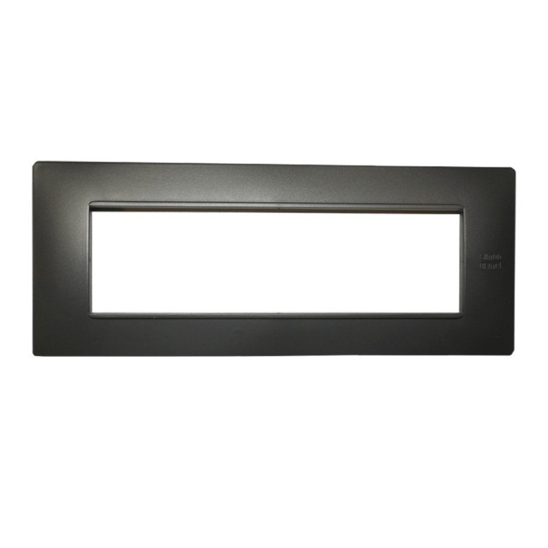 Placca Flexa Tecnopolimero Antracite 7 Moduli Simon Urmet 11807.AN
