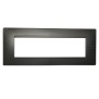 Placca Flexa Tecnopolimero Antracite 7 Moduli Simon Urmet 11807.AN