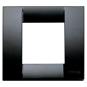 Placca Vimar Idea Classica 2 Moduli Nero 17097.16