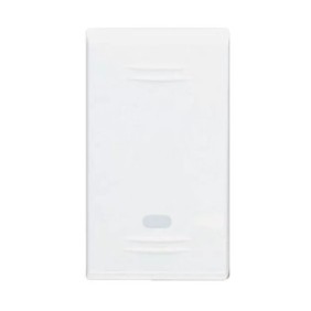 Deviatore Ave Banquise 45B02G con gemma illuminabile 1P 16AX - con tasto intercambiabile e meccanismo soft