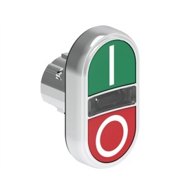Doppio Pulsante Luminoso verde e rosso ad impulso Lovato LPSBL7123