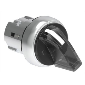 Selettore Luminoso Bianco da pannello 3 posizioni Lovato serie Platinum LPSSL1308