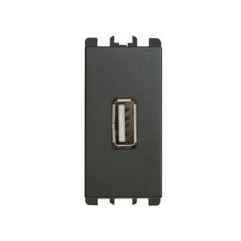 Presa USB 1 modulo 5A Antracite Nea Urmet 10330