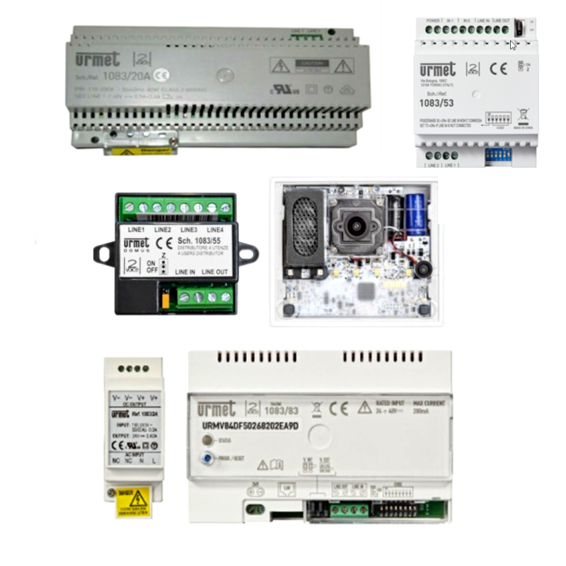 Kit colonna Video Sinthesi 2Voice con Call Me incluso Urmet 1783858