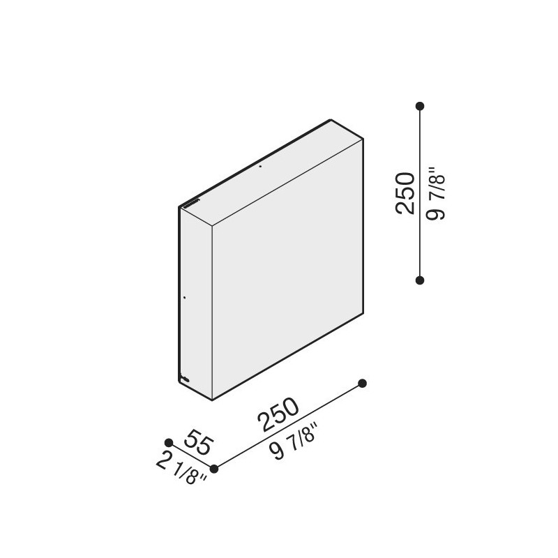 Plafoniera Led 20W 4000K Luce Naturale Art250 Lombardo LL116100N