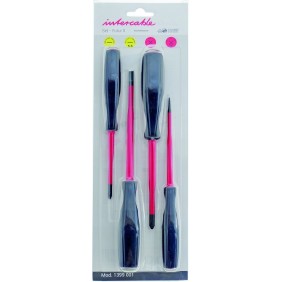 Set quattro giraviti FUTUR II blisterato Intercable 1399001