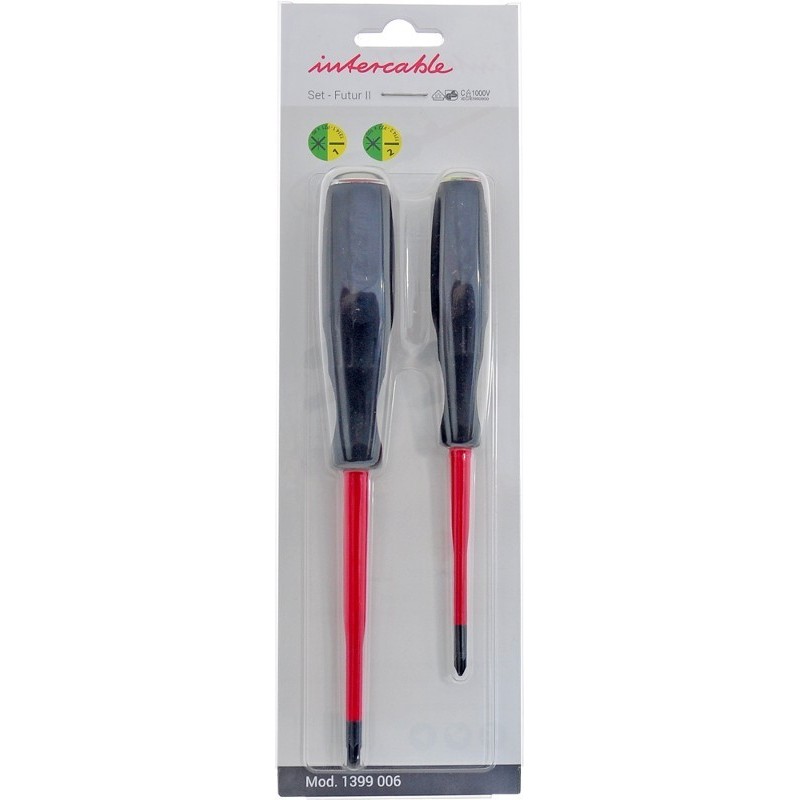 Set due giraviti a croce PZ FUTUR II blisterato Intercable 1399006