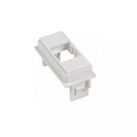 Adattatore Keystone RJ45 per placche e supporti Living Now bianca Fanton 23959