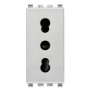 Presa Bivalente Vimar Eikon 2P+T 16A Grigio Next 20203.N