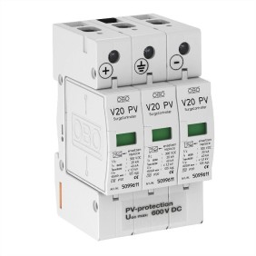 Scaricatore di Sovratensione 3 Poli 600VDC  Obo Bettermann 5094605