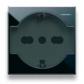 Presa Schuko Bipasso 10/16A  2 Moduli Ave Life 442090/15TS