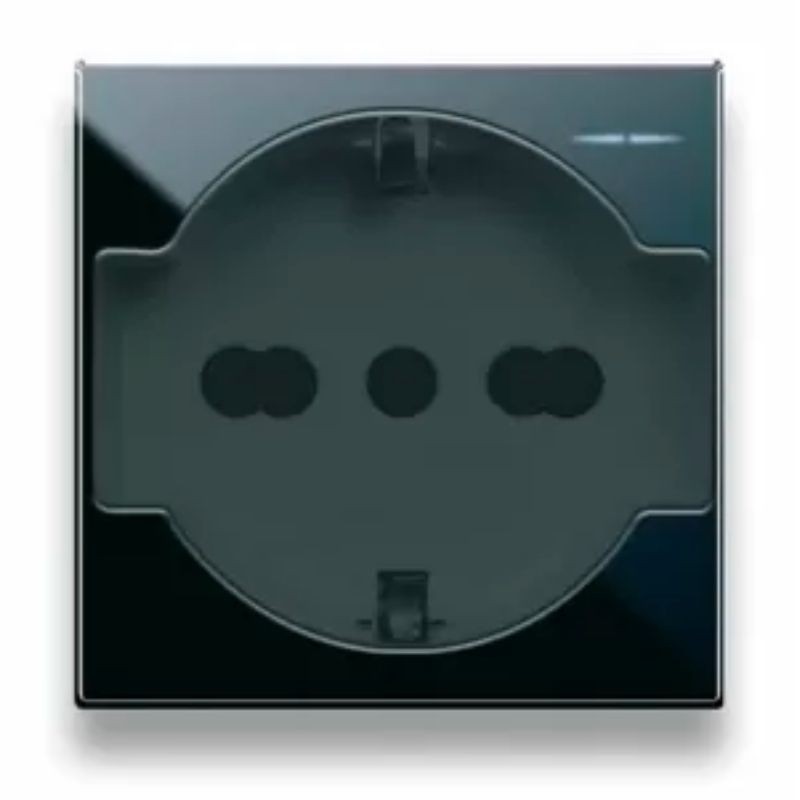 Presa Schuko Bipasso 10/16A  2 Moduli Ave Life 442090/15TS