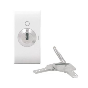 Deviatore a chiave estraibile in posizione On e OFF Ave Domus 16A 441072