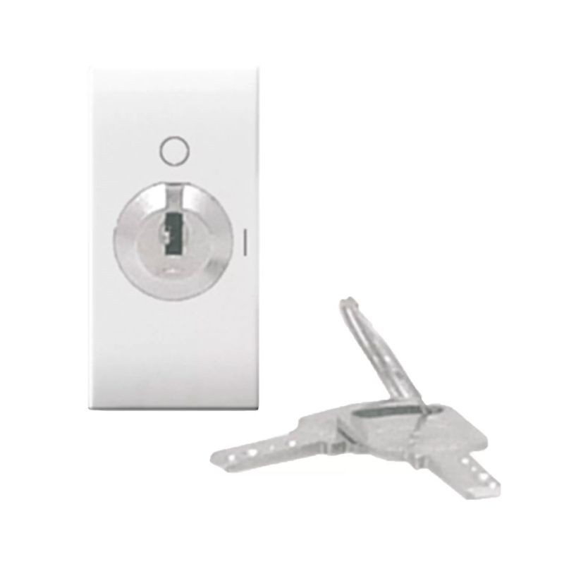 Deviatore a chiave estraibile in posizione On e OFF Ave Domus 16A 441072