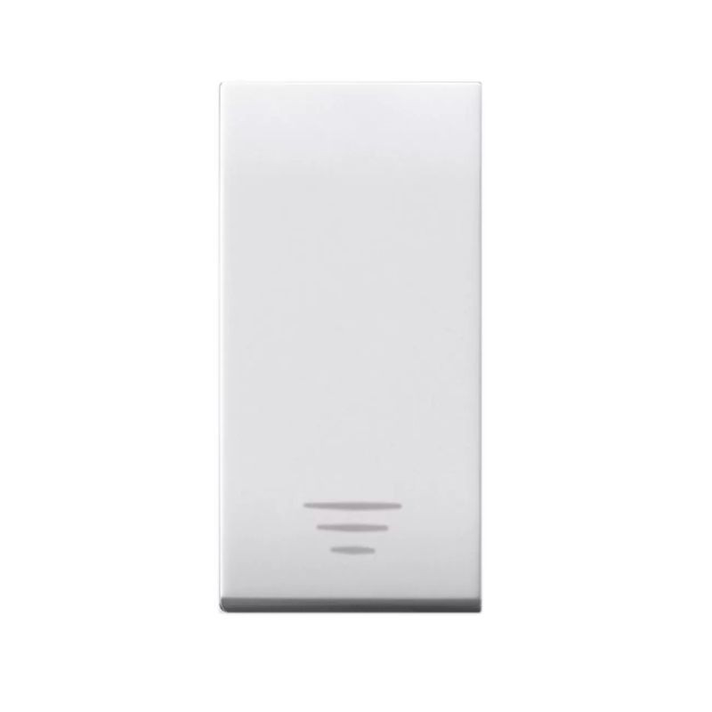 Pulsante Unipolare 10A illuminabile  Ave Serie Domus 441005