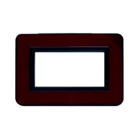 Placca AVE Personal Rosso Pompei lucido 4 moduli 44P04RPL