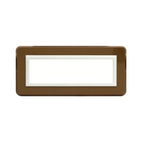 Placca AVE Personal Beige lucido 7 moduli 44P07BEL