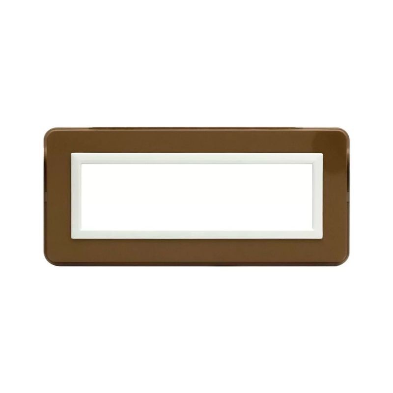 Placca AVE Personal Beige lucido 7 moduli 44P07BEL