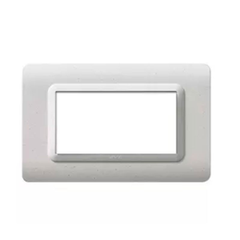 Placca AVE 44PY04M "Tecnopolimero Sistema 44" 4 moduli Marmo