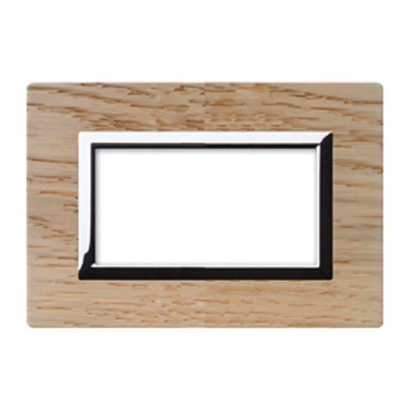 Placca Ave Sistema 44 "Vera 44" Legno 4 moduli Rovere sbiancato 44PL4RS