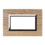 Placca Ave Sistema 44 "Vera 44" Legno 4 moduli Rovere sbiancato 44PL4RS