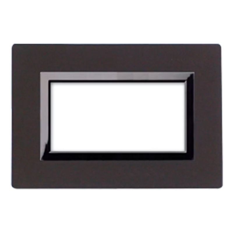 Placca Ave Sistema 44 "Vera 44" Legno 4 moduli Wenge' 44PL4WG