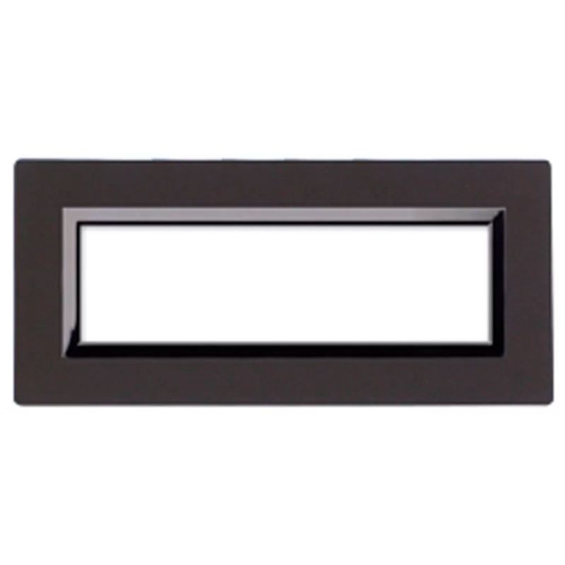 Placca Ave Sistema 44 "Vera 44" Legno 7 moduli Wengè 44PL7WG