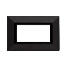 Placca AVE "Zama 44" Grafite 4 moduli 44P94GF
