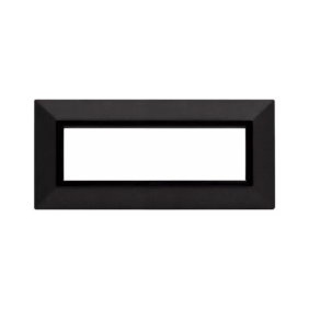 Placca AVE 44P97GF "Zama 44" Grafite 7 moduli