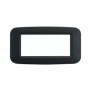 Placca AVE Grigio Noir 4 moduli Yes 45 45PY04GN