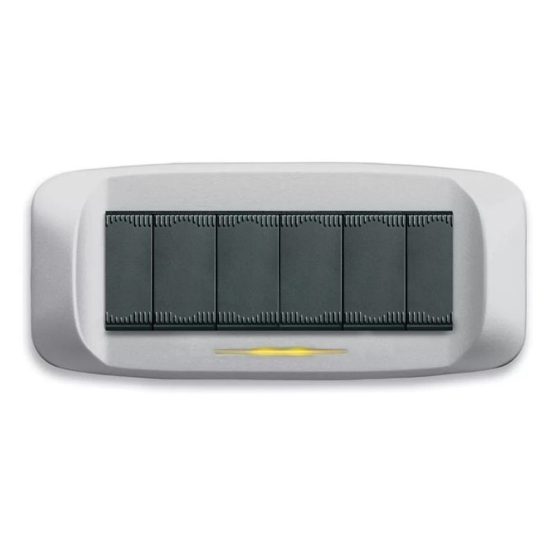 Placca AVE Bianco Banquise 6 moduli Banquise 45 45PB96BB