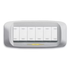 Placca AVE Banquise micalizzato 6 moduli Banquise 45 45PB96BMC