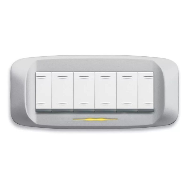 Placca AVE Banquise micalizzato 6 moduli Banquise 45 45PB96BMC