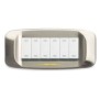 Placca AVE Nichel spazzolato 6 moduli Banquise 45 45PB96NCS