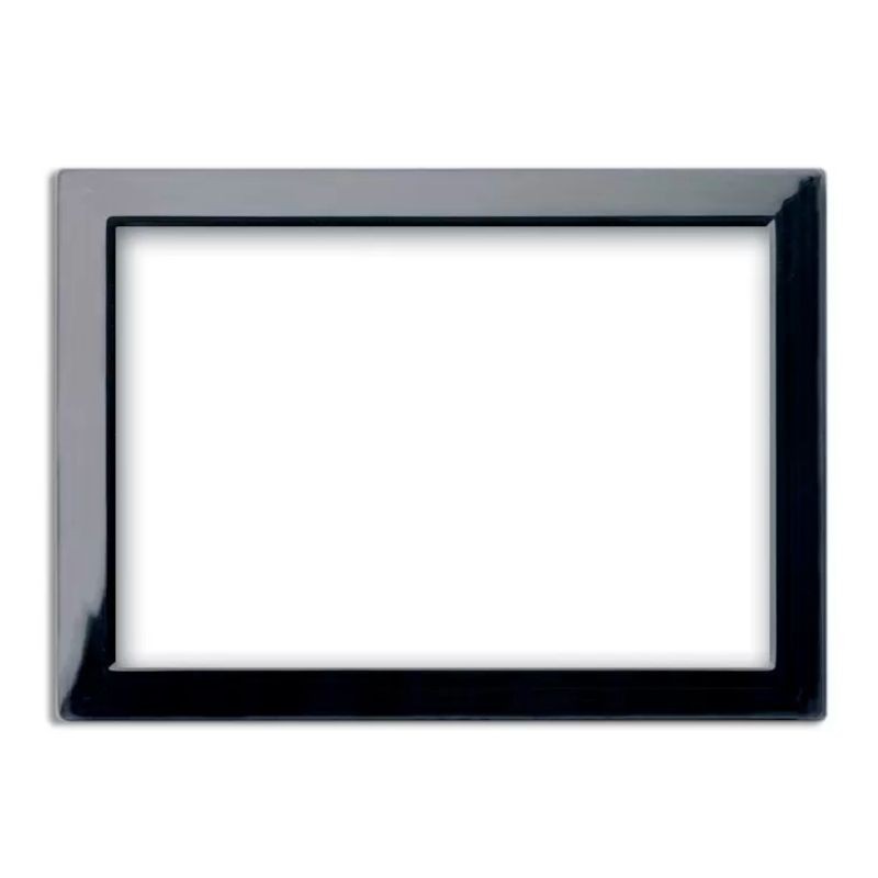 Cornicetta di ricambio 3 Moduli  colore Grigio Scuro Lucido per placche Vera Sistema 44 AVE