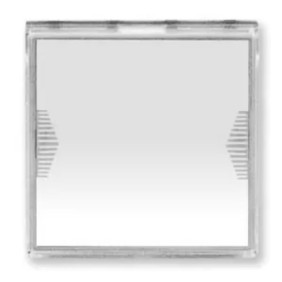 Pulsante campanello illuminabile due moduli Ave Domus 441005TP/2