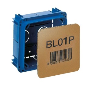 Cassetta di derivazione ad incasso 108x108x53 AVE BL01P