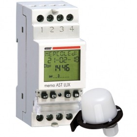 Interruttore astronomico con sonda crepuscolare Vemer VE770500
