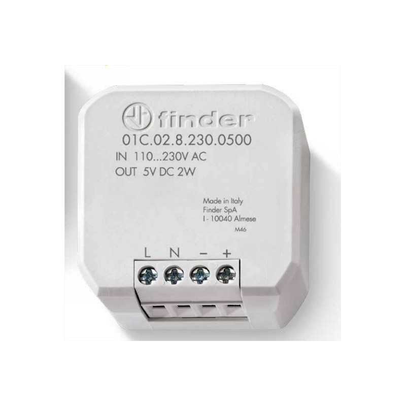 Alimentatore 5v per termostato Bliss 1C.91 Finder 01C0282300500