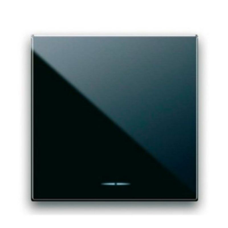 Deviatore 1P 16AX  tasto largo illuminabile 2 moduli ave life 442002/2