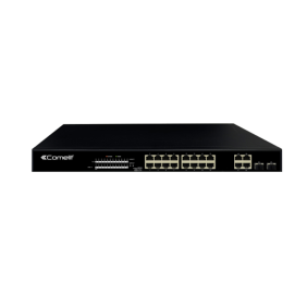 Switch di rete 16 porte PoE + 4 combo + 2 GE Comelit IPSWP22N01A