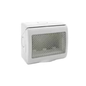 Contenitore stagno autoportante Ave RAL 7035 IP55 Sistema 45 3 Moduli 45ST03