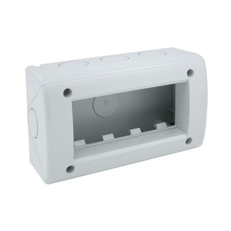 Contenitore autoportante 4 Moduli Ave RAL 7035 IP40 Sistema 45 45Q44