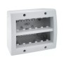 Contenitore stagno pautoportante Ave RAL 7035 IP40 Sistema 45 12(6+6) moduli 45Q412