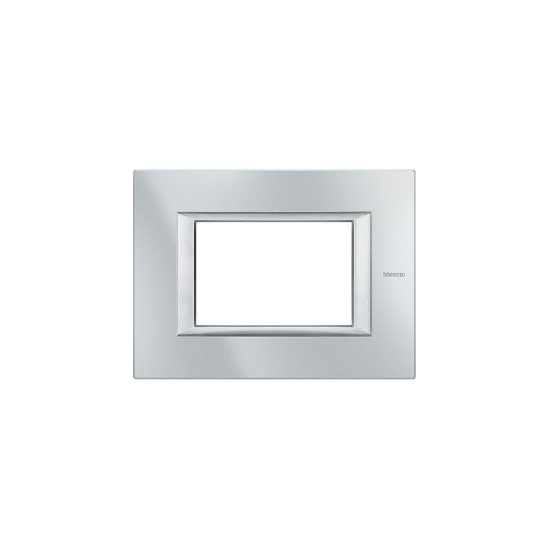 Placca Bticino Axolute Tech in Metallo 3 Moduli HA4803HC