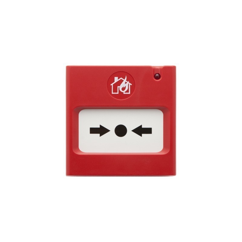 Kit antincendio con centrale convenzionale 4 zone Comelit 43KIT104 pulsante